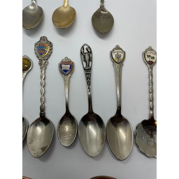 Lot of 14 US Cities and States Collector Spoons - Picture 5 of 7